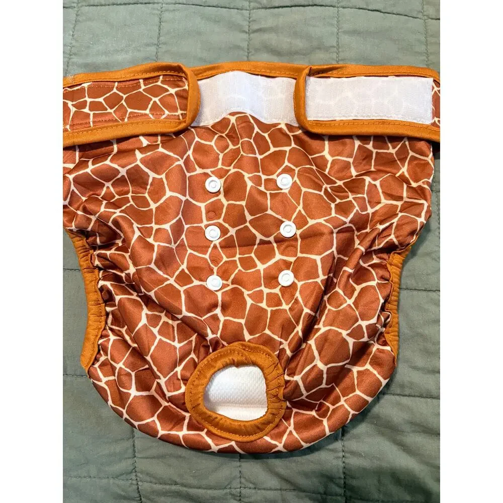 Washable Female Dog Diapers 3 Pack Size XL With Tail Hole